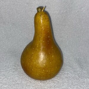 Pottery barn gourd candle 7.5” fall autumn Thanksgiving